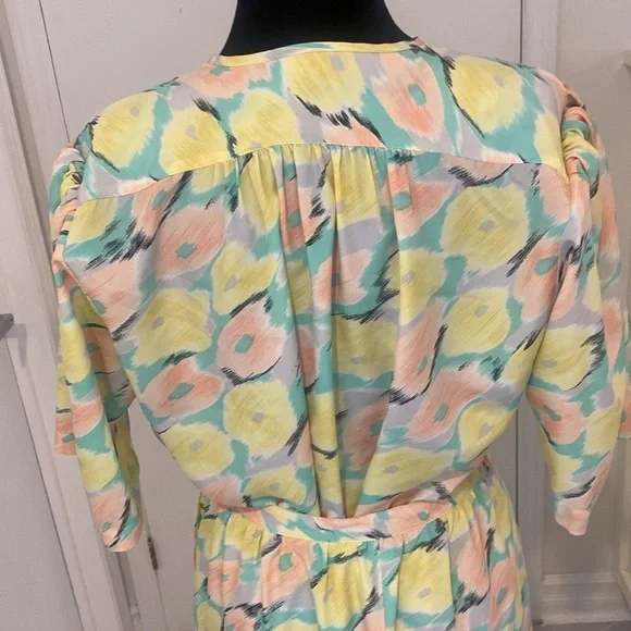 VINTAGE Mister Leonard 1980/81 Floral Pastel SKIRT SET See Size Below - Picture 7 of 17